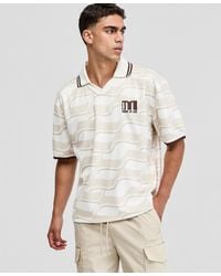 Mode Of One - Relaxed-fit Varsity Polo Shirt - Lyst