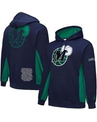 Mitchell & Ness - Dallas Mavericks Hardwood Classics Team Origins Fleece Pullover Hoodie - Lyst