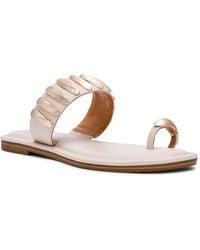Dolce Vita - Jayson Jewelry Embellished Thong Toe Ring Flat Sandals - Lyst