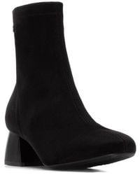 Xti - Suede Heeled Ankle Booties - Lyst
