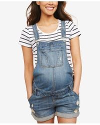 indigo blue overalls
