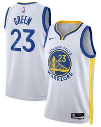 OYFFL Stephen Mesh Curry Basketball Jersey Golden Mens State Short-Sleeved Warriors #30 Swingman Jersey Royal Icon Edition-S 