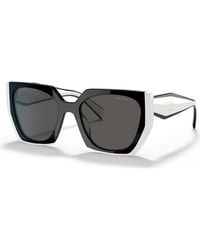 Prada - Rectangular Sunglasses - Lyst