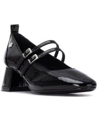 Xti - Block Heel Pointy Toe Pumps By - Lyst