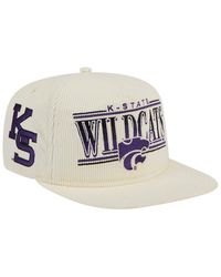 KTZ - White Kansas State Wildcats Throwback Golfer Corduroy Snapback Hat - Lyst