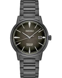 Seiko - Automatic Presage Ion Finish Stainless Steel Bracelet Watch 40mm - Lyst