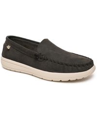 Minnetonka - Discover Classic Suede Slip-on Shoes - Lyst
