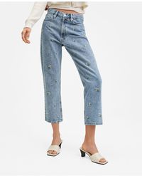 Mango Capri and cropped jeans for Women 