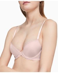 Calvin Klein - Seductive Comfort Lace Demi Bra Qf1444 - Lyst