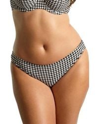 Panache - Gingham Classic Bikini Bottom - Lyst
