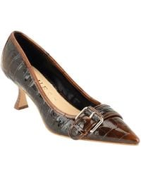 Guess - Andey Buckle Sculpted Kitten Heel Pumps - Lyst
