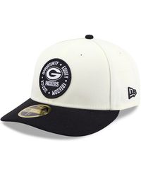 KTZ - Cream And Black Green Bay Packers 2022 Inspire Change 59fifty Low Profile Fitted Hat - Lyst