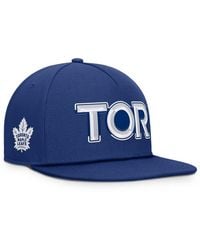 Fanatics - Toronto Maple Leaf's Authentic Pro Rink Team Code Snapback Hat - Lyst