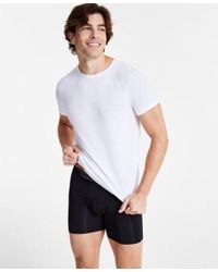 Calvin Klein - 5 Pk. Cotton Classics Crewneck T Shirts 3 Pk. Stretch Boxer Briefs - Lyst