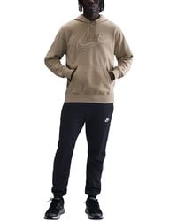 Nike - Club Fleece Athletic-fit Logo Hoodie - Lyst