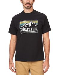 Marmot - Mountain Works Gradient Logo Graphic Short-sleeve T-shirt - Lyst