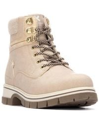 Xti - Ankle Combat Booties - Lyst