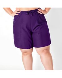 Calypsa - Plus Size 7" Board Shorts - Lyst