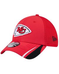 KTZ - Kansas City Chiefs Game Day Linear 39thirty Flex Hat - Lyst