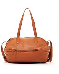 Susu - Leather Satchel Bag Brown Shoulder Purse Handbag - Lyst