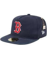 KTZ - Â Boston Red Sox Championship Side Flag A-frame 59fifty Fitted Hat - Lyst