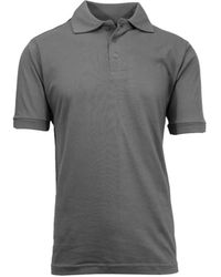 Galaxy By Harvic - Short Sleeve Pique Polo Shirts - Lyst
