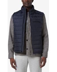 Marc New York - Gershwin Channel Quilt Packable Vest - Lyst
