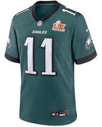 Nike - A.j. Brown Philadelphia Eagles Super Bowl Lix Patch Game Jersey - Lyst