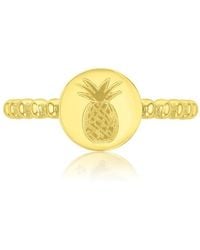 Roxy - Waterproof Yellow Pineapple Beads Ring - Lyst
