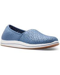 Clarks - Cloudsteppers Breeze Emily Perforated Loafer Flats - Lyst