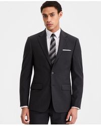Calvin Klein - Slim-fit Wool-blend Stretch Suit Separate Jacket - Lyst