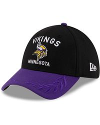 KTZ - Black/purple Minnesota Vikings 2025 Nfl Draft 39thirty Flex Hat - Lyst
