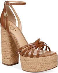 Sam Edelman - Kade Ankle Strap Platform Dress Sandals - Lyst
