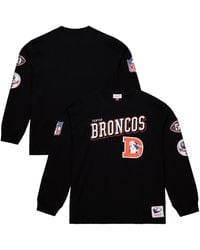 Mitchell & Ness - Denver Broncos Training Camp Vintage Logos Long Sleeve T-shirt - Lyst