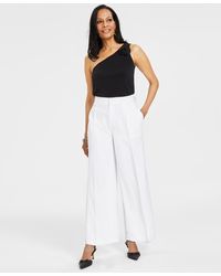 INC International Concepts - Pleated Wide-leg Trousers - Lyst