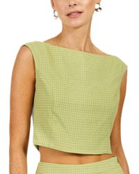 Line & Dot - Shea Boat Neck Sleeveless Top - Lyst