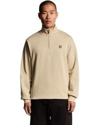Lyle & Scott - Loopback Quarter Zip Sweat - Lyst