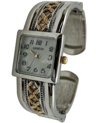 Olivia Pratt - Elegant Squared Face Cuff Watch - Lyst