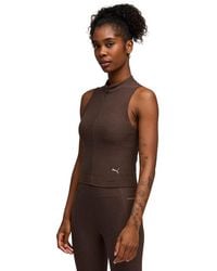 PUMA - Cloudspun Quarter-zip Tank Top - Lyst