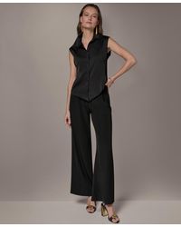 Donna Karan - Petite Button-front Shirt - Lyst