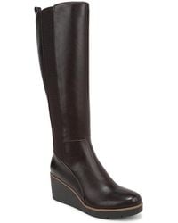 Naturalizer - Adrian Knee High Wedge Boots - Lyst