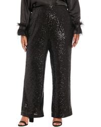Muse - Plus Size Sequin Pull On Pants - Lyst