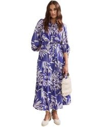 Phase Eight - Coralie Print Shirt Midaxi Dress - Lyst