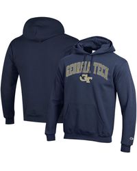 Champion - Georgia Tech Yellow Jackets Arch Over Logo Pullover Hoodie - Lyst