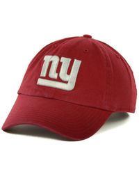 Men's '47 Red New York Giants Secondary Clean Up Adjustable Hat