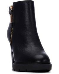 Xti - Slip-resistant Block-heel Ankle Booties - Lyst