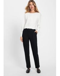 Olsen - Lisa Fit Cropped Pull-on Jersey Pant - Lyst
