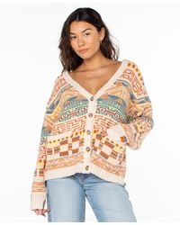 Roxy - Long Sleeve Tamarindo Cardigan Sweater - Lyst