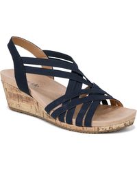 LifeStride - Mallory Strappy Wedge Sandals - Lyst