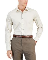 Alfani - Slim-fit Temperature Regulating Solid Dress Shirt - Lyst